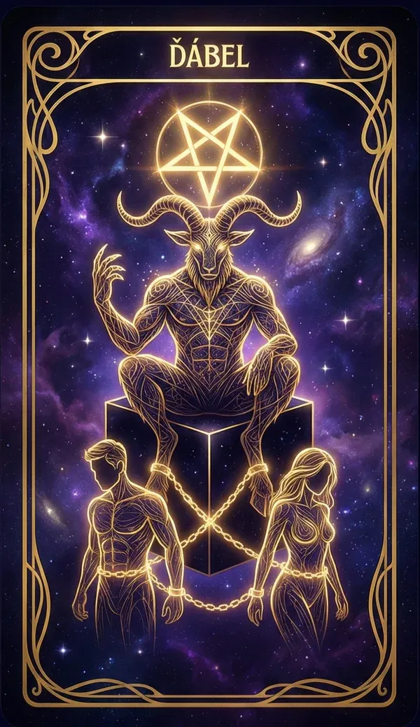 Ďábel tarot karta