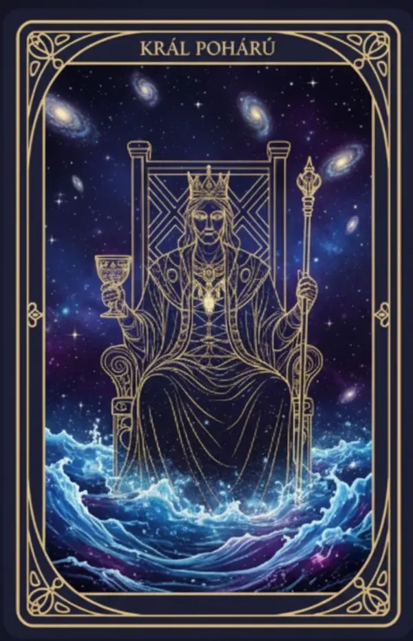 Král pohárů tarot karta