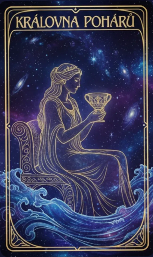 Královna pohárů tarot karta