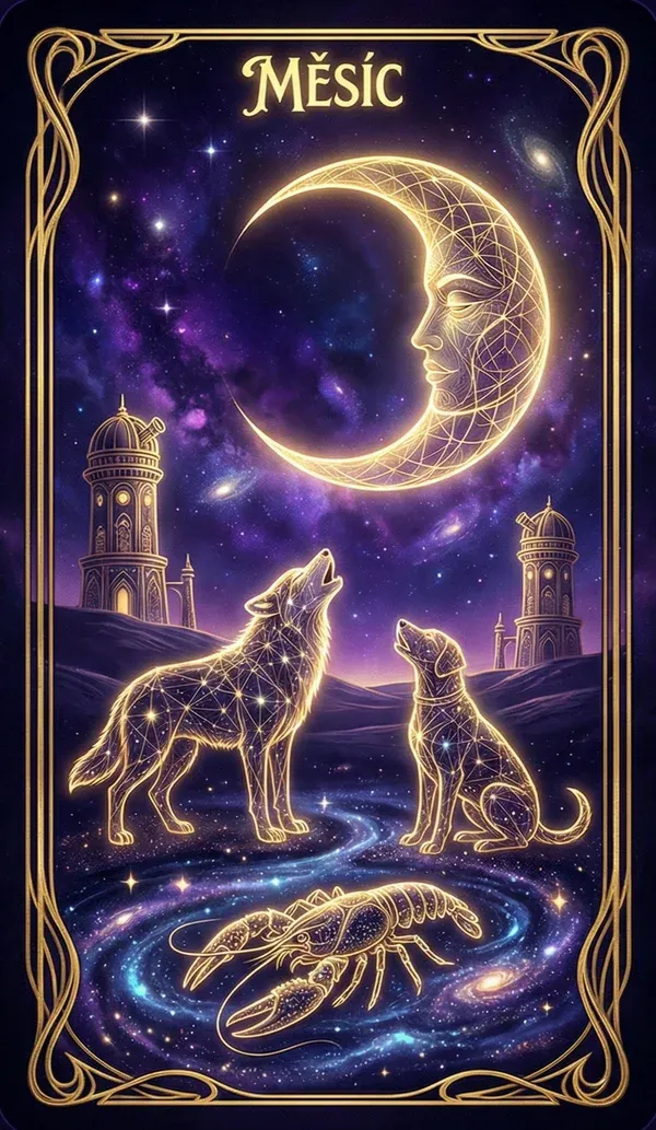 Luna tarot karta