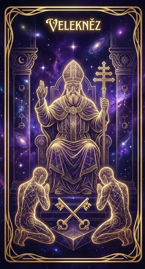 Velekněz tarot karta