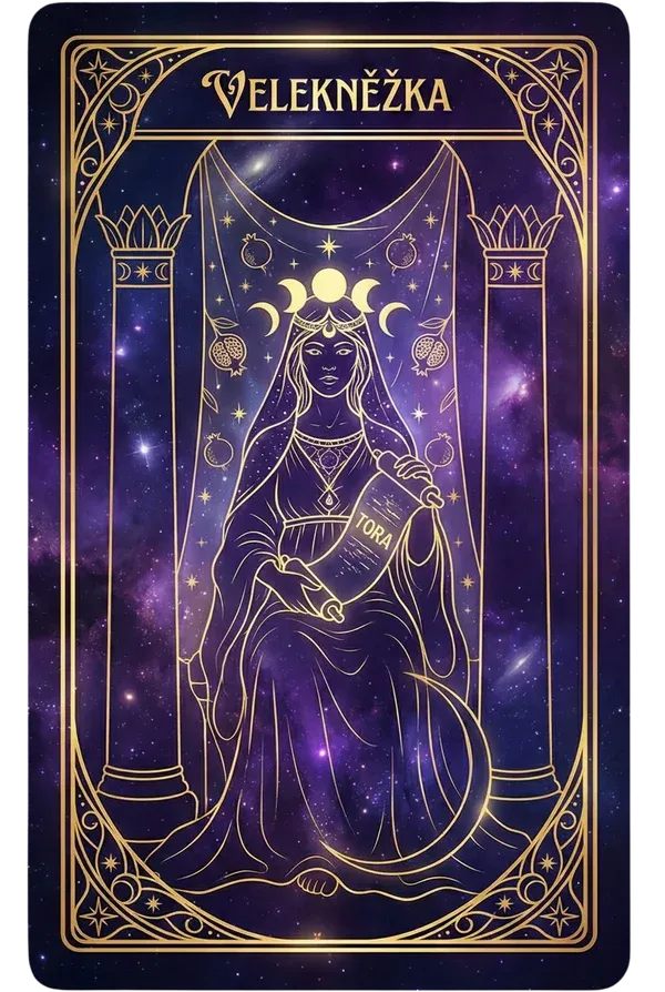 Velekněžka tarot karta